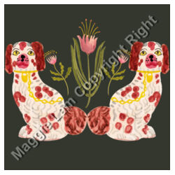 Porcelain Dogs Collection Design