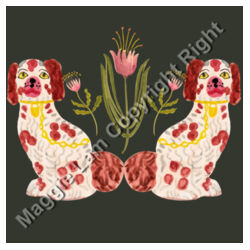 Porcelain Dogs Collection Design